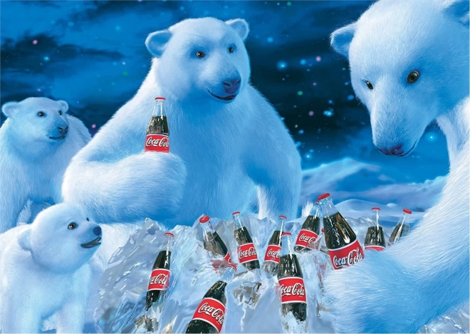 Puzzle Coca Cola Ours Polaires 1000 pièces
