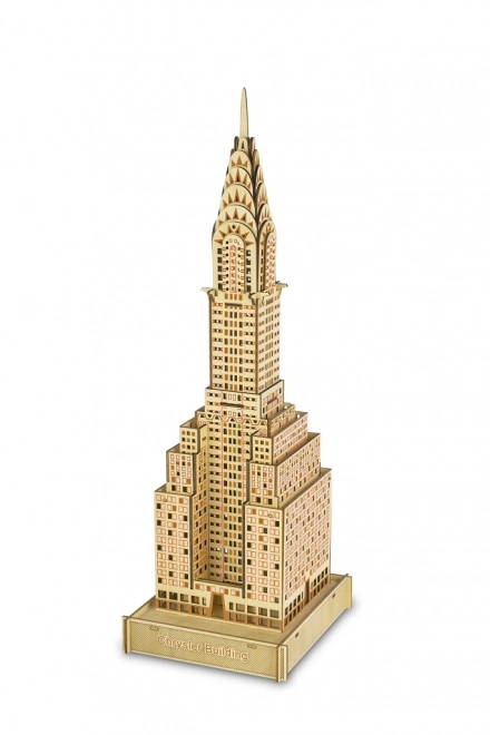 Puzzle 3D en bois Woodcraft Bâtiment Chrysler