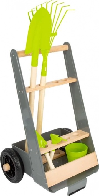 Small Foot Chariot de jardin avec 5 outils