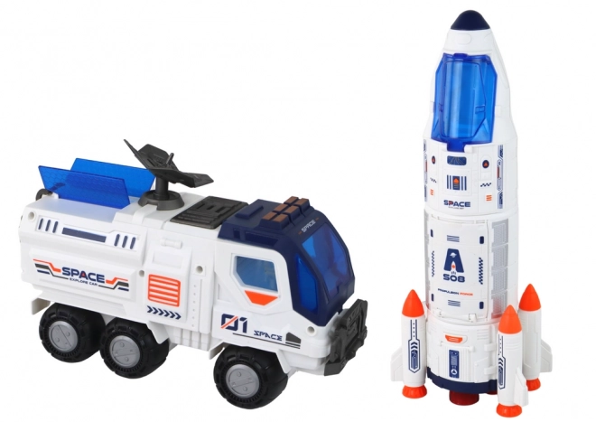 Mission spatiale Ensemble de fusées spatiales Vaisseaux spatiaux Véhicules spatiaux 12 pièces