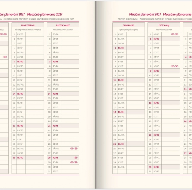 Agenda quotidien Panama 2026 vert