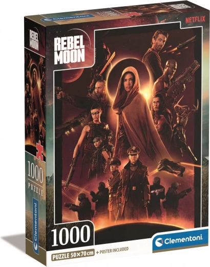 Motif épique REBEL MOON avec poster