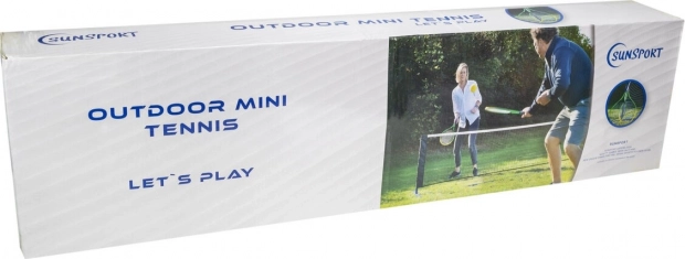 Mini set de tennis avec filet, balles et raquettes