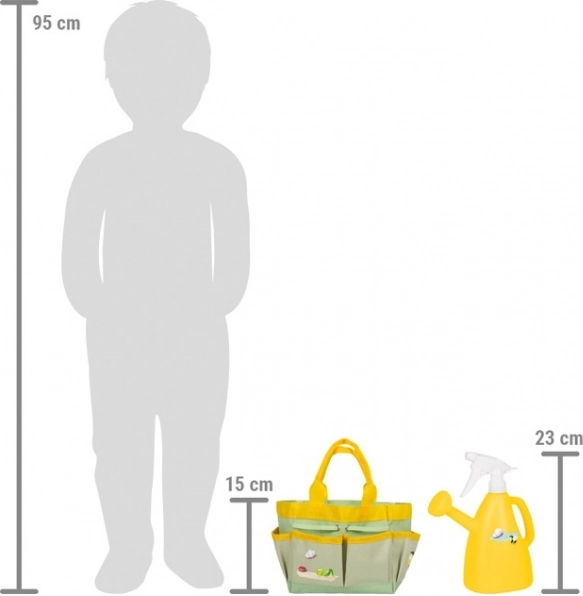 Ensemble d'outils de jardin pour enfants avec sac Tiny Garden