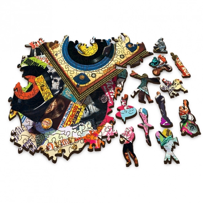TREFL puzzle en bois réversible Dans le monde de la musique 501 pièces