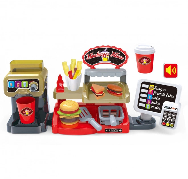 Fast Food XXL avec caisse et distributeur par WOOPIE