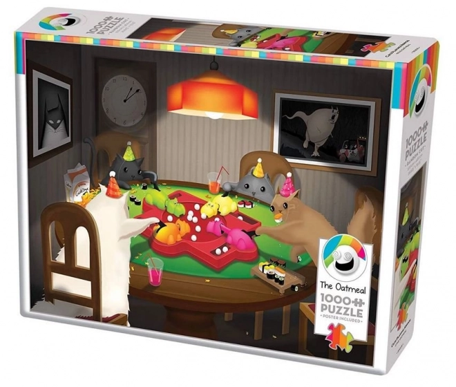 Puzzle Chats en jeu 1000 pièces de COBBLE HILL
