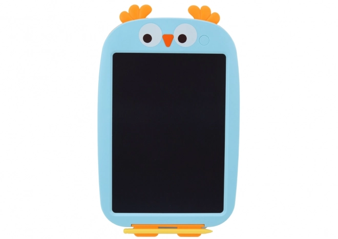Tablette pour dessin avec motif d'oiseau, bleu