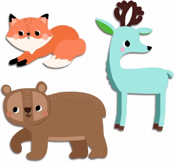 Mes premiers autocollants - animaux de la forêt
