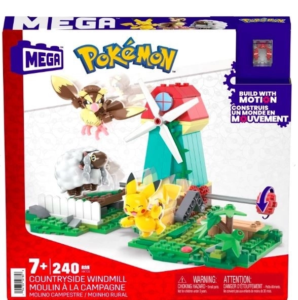 Construction Pokémon moulin à vent rural