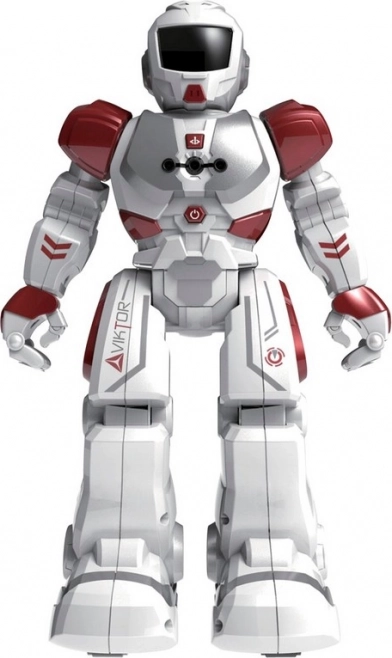Robot interactif Viktor 27 cm, 21 fonctions, rouge