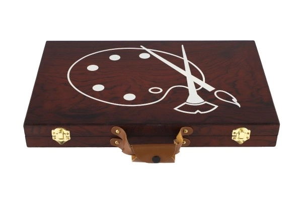 Ensemble de peinture Art box dans une mallette en bois - 79 pièces