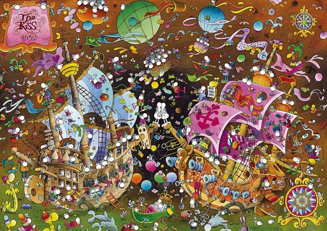 Puzzle 6000 pièces Mordillo The Kiss