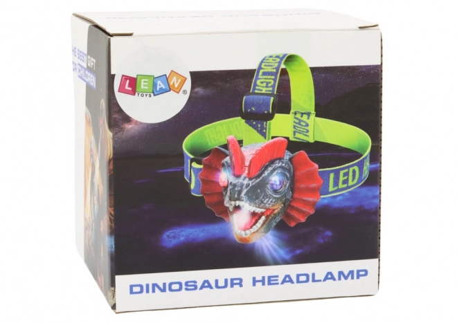 Lampe frontale Dinosaur Bande réglable 3 LED diodes