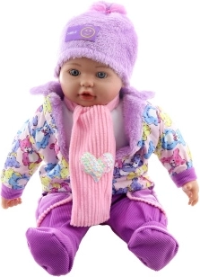 Poupée bébé fille 50 cm avec petits cœurs