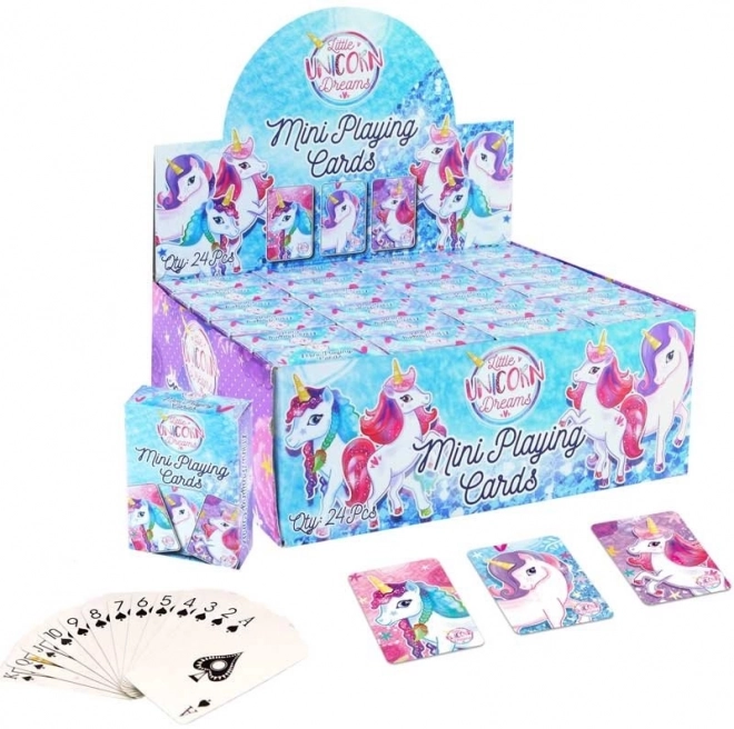 Mini cartes à jouer - Licornes (54 cartes)