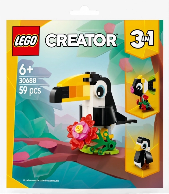 Kit de construction créatif Toucan tropical