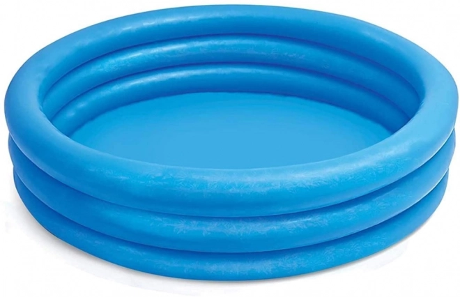 Piscine gonflable bleue avec 3 chambres - 168 x 38 cm