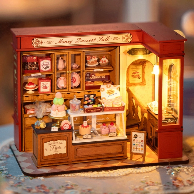 Rolife DIY 3D puzzle en bois Pâtisserie