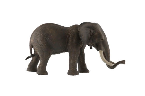 Éléphant d'Afrique en plastique zooted 17cm en sachet