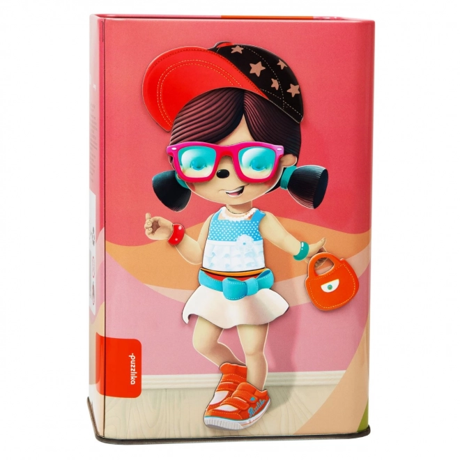 Jeu Magnétique Puzzlika - Poupée avec Vêtements