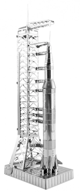 METAL EARTH Puzzle 3D Apollo Saturn V avec rampe