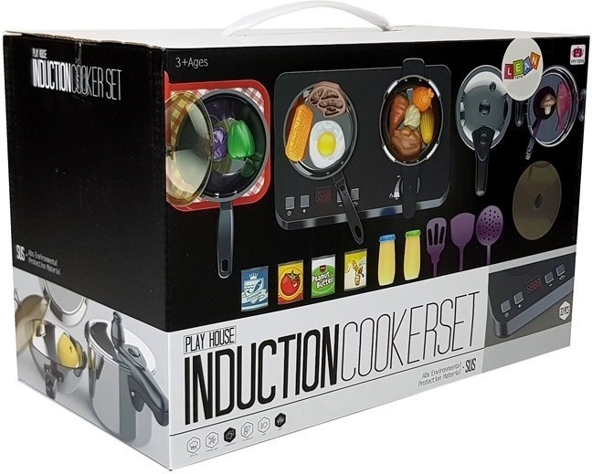 Plaque à induction et à gaz avec effets