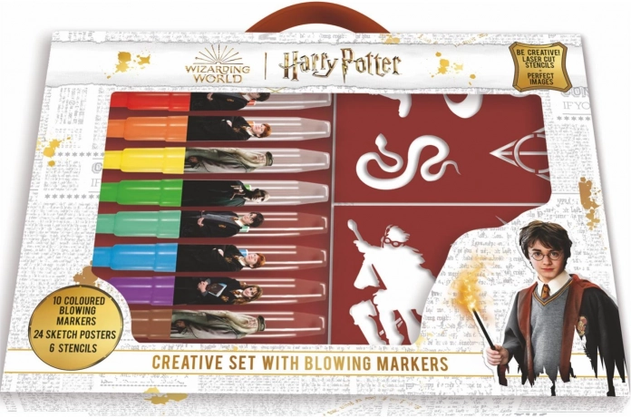 Set créatif de feutres à souffler Harry Potter