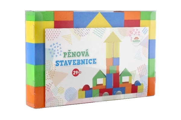 Kit de construction en mousse colorée pour enfants