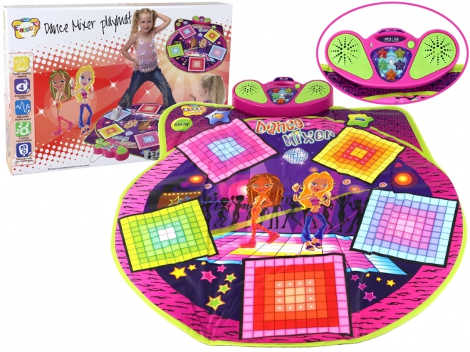 Tapis de danse pour enfants avec batteries Lumières Sons Danse 91cm x 93cm