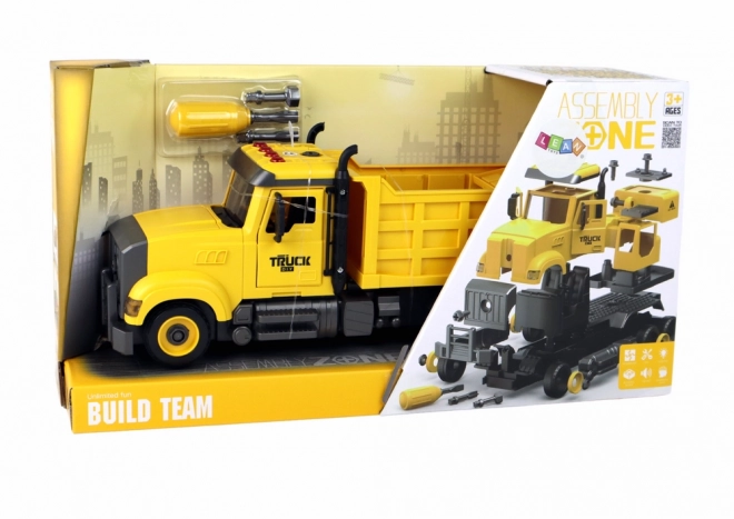 Camion pliant jaune