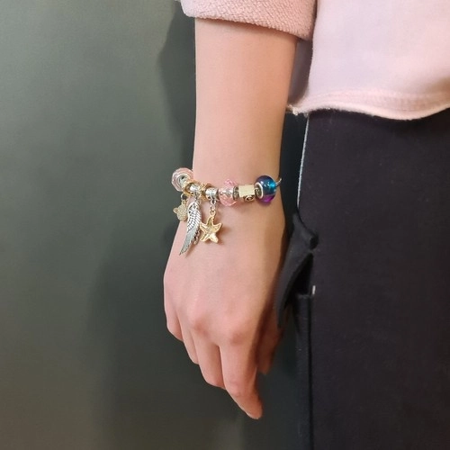 Perles pour la fabrication de bracelets - 107 pièces