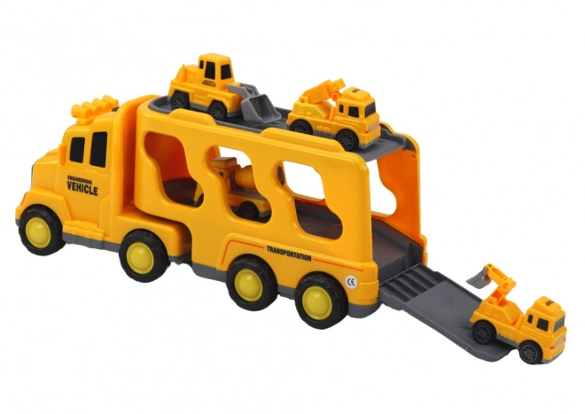 Auto Laval Lora Assistance Routière Véhicule de Chantier Jaune