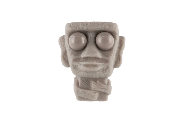 Tête en pierre jouet anti-stress en silicone