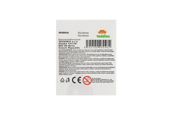 Mélange de slime super transparent aux couleurs 7 cm
