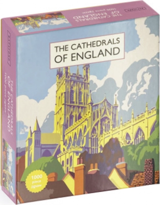 Puzzle Galison cathédrales d'Angleterre 1000 pièces