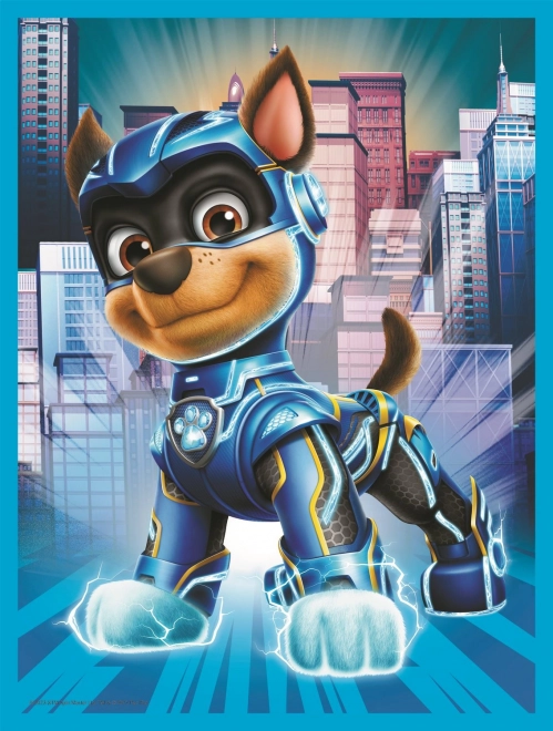 Puzzle MAXI recto-verso 2x10 pièces Chiens héros Pat'Patrouille/Paw patrol dans une boîte 40x27x6cm 24m+