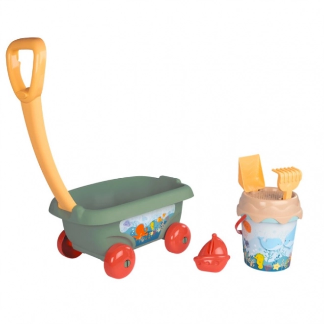 Chariot avec accessoires de sable Smoby