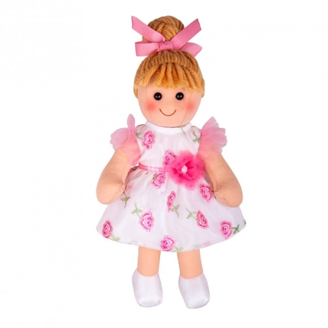 Bigjigs Toys Poupée en Tissu Megan 34 cm