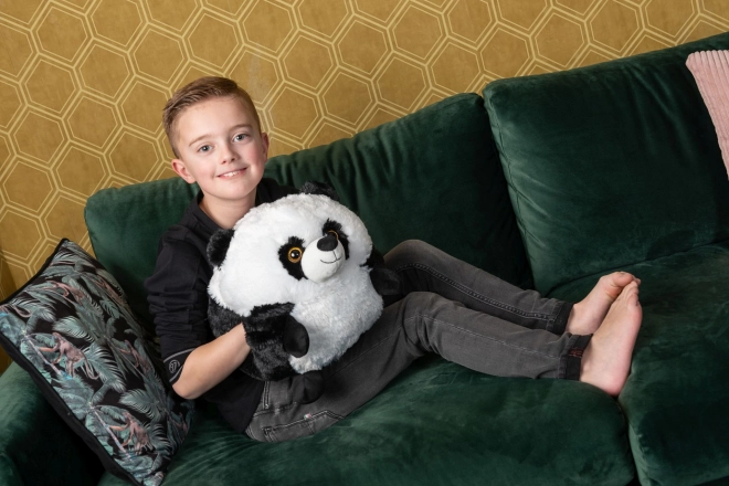 Cozy Noxxiez HW723 Panda - coussin en peluche chauffant 3 en 1
