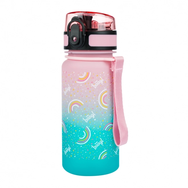 BAAGL Bouteille à boire Tritan Gradient Arc-en-ciel 350 ml