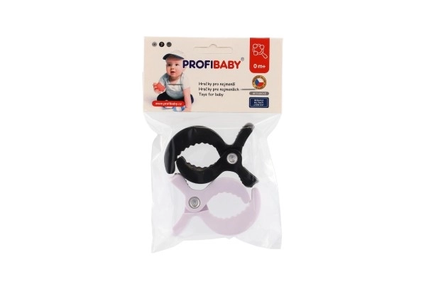 Clips multifonctions pour poussette 2 pièces