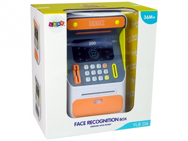 Coffre-fort Bankomat Senzor de reconnaissance faciale PIN Saving Orange