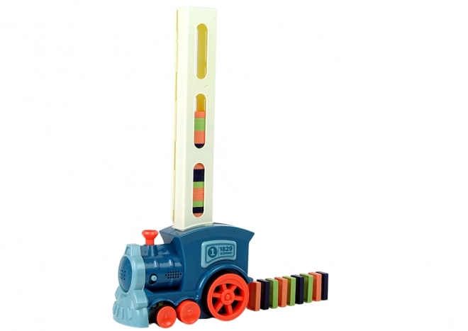 Locomotive interactive Train empilement domino son