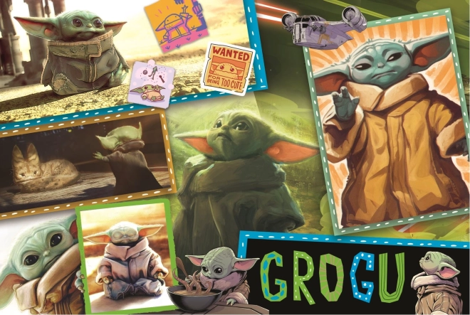 puzzle 160 pièces grogu star wars trefl