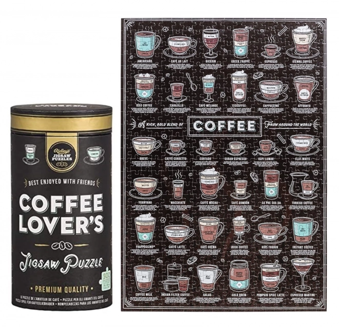 Puzzle pour amateurs de café 500 pièces