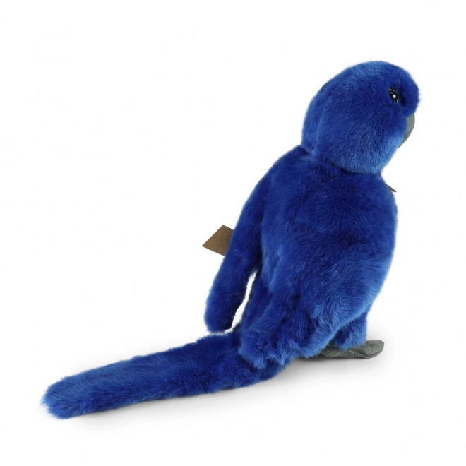Perroquet en peluche ara bleu hyacinthe debout 25 cm ÉCO-RESPONSABLE