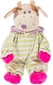 Vache en peluche avec short 45 cm
