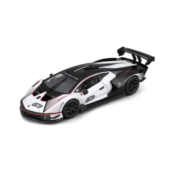 Bburago 1:24 Course Lamborghini Essenza SCV12 – Blanc