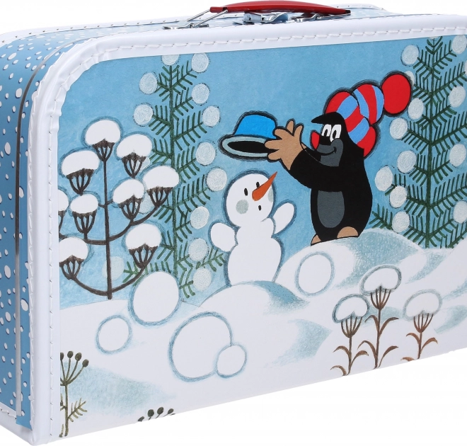 Valise enfant Krtek Krtek et bonhomme de neige 35cm